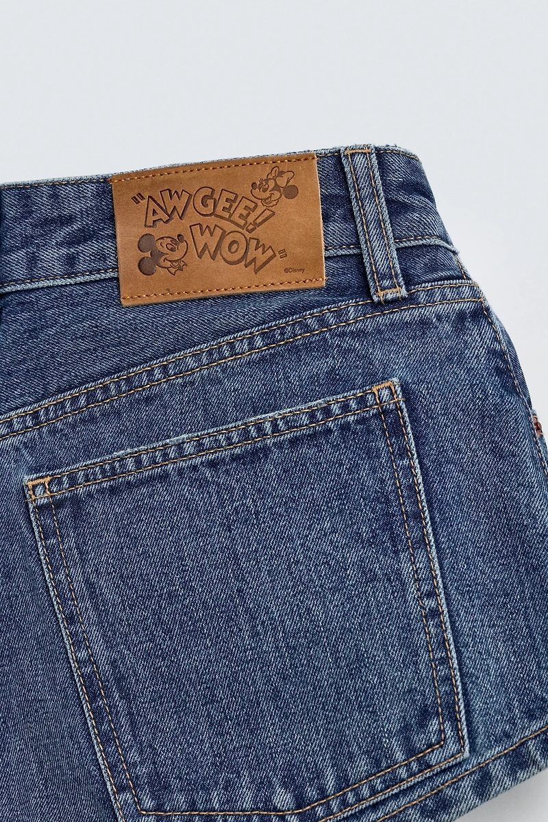 MINI DENIM SHORTS HARRY LAMBERT FOR ZARA X DISNEY