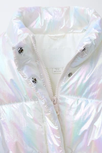 SHINY FINISH PUFFER JACKET