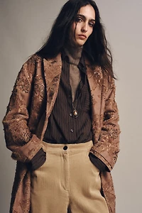 ZW COLLECTION LIMITED EDITION EMBROIDERED LONG COAT