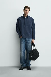 CHEMISE POLO REGULAR FIT À CARREAUX