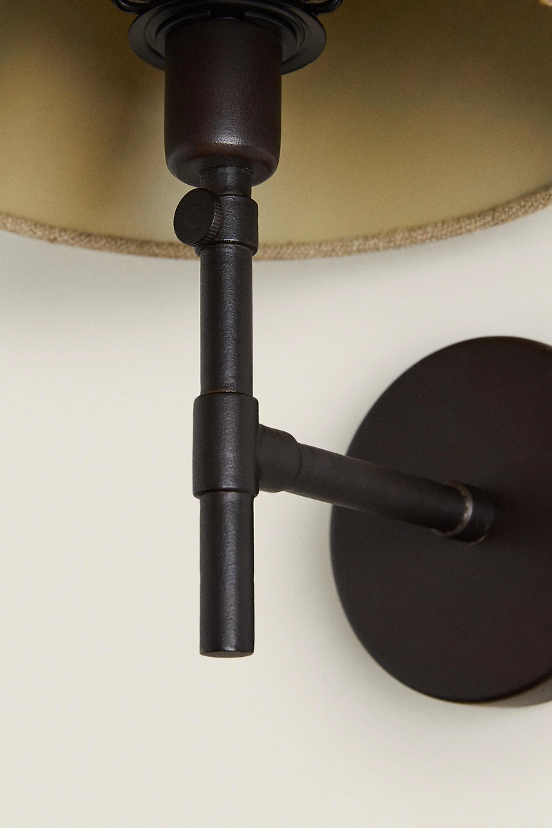 LAMP | LINEN LAMPSHADE WALL SCONCE