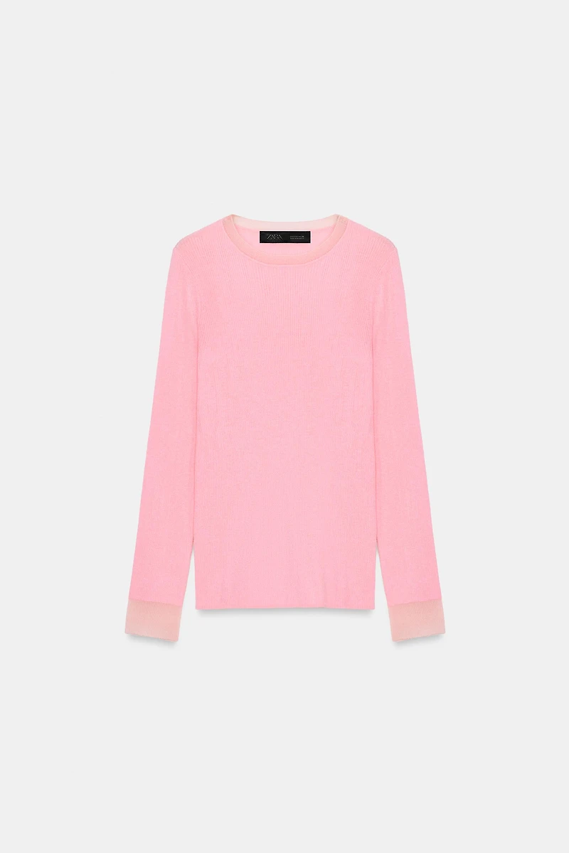 FINE KNIT WOOL JUMPER