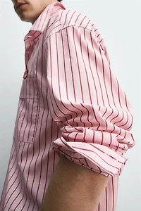 MICKEY MOUSE PATCH STRIPED SHIRT HARRY LAMBERT FOR ZARA X DISNEY