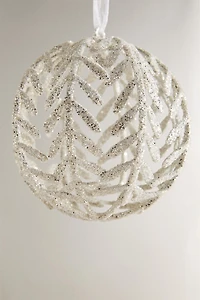 HERRINGBONE CHRISTMAS TREE ORNAMENT