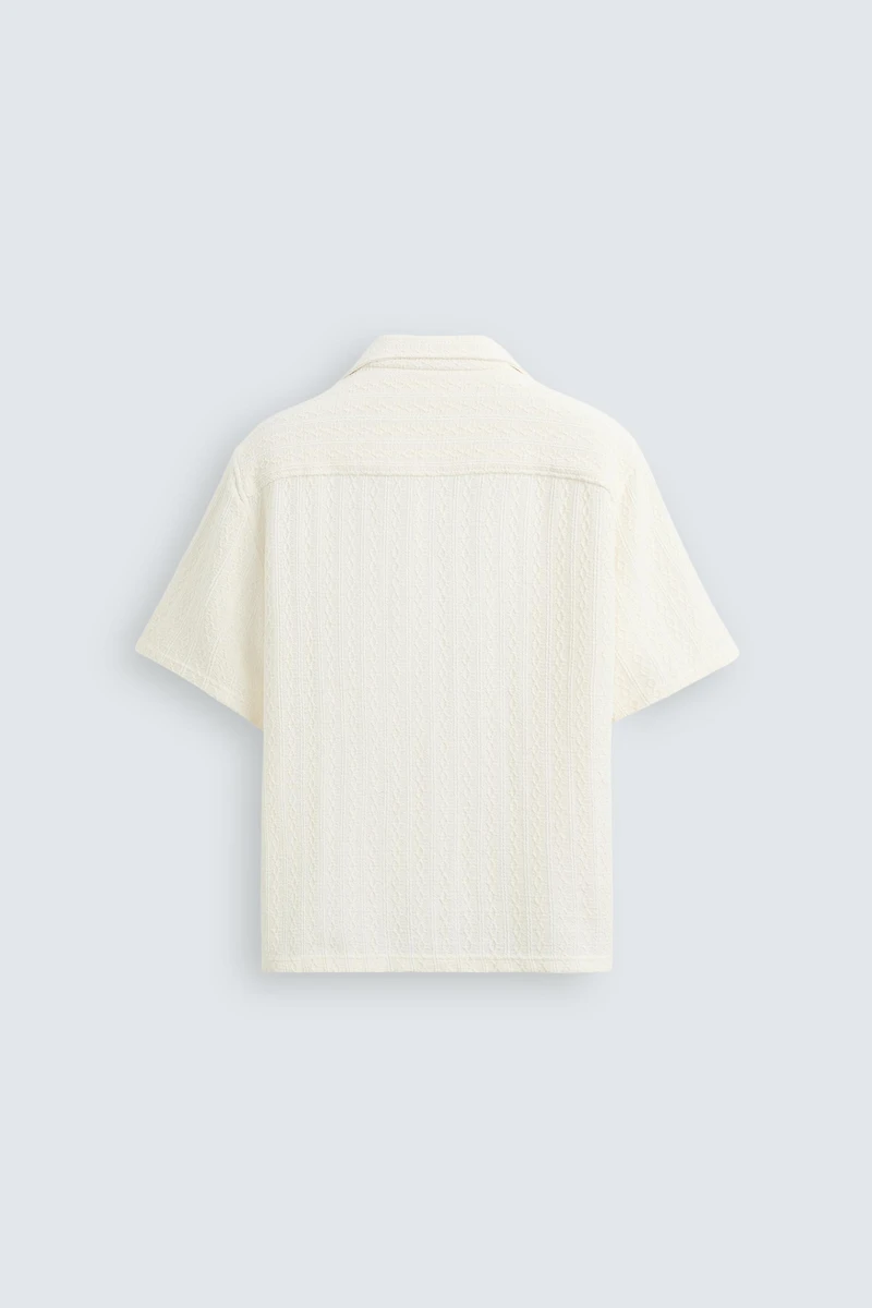 GEOMETRIC JACQUARD SHIRT