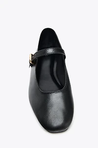 LEATHER BALLET FLATS 50TH ANNIVERSARY