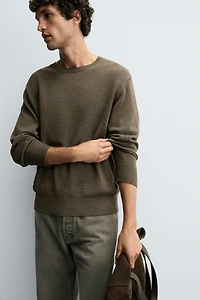 TWISTED TEXTURE SWEATER