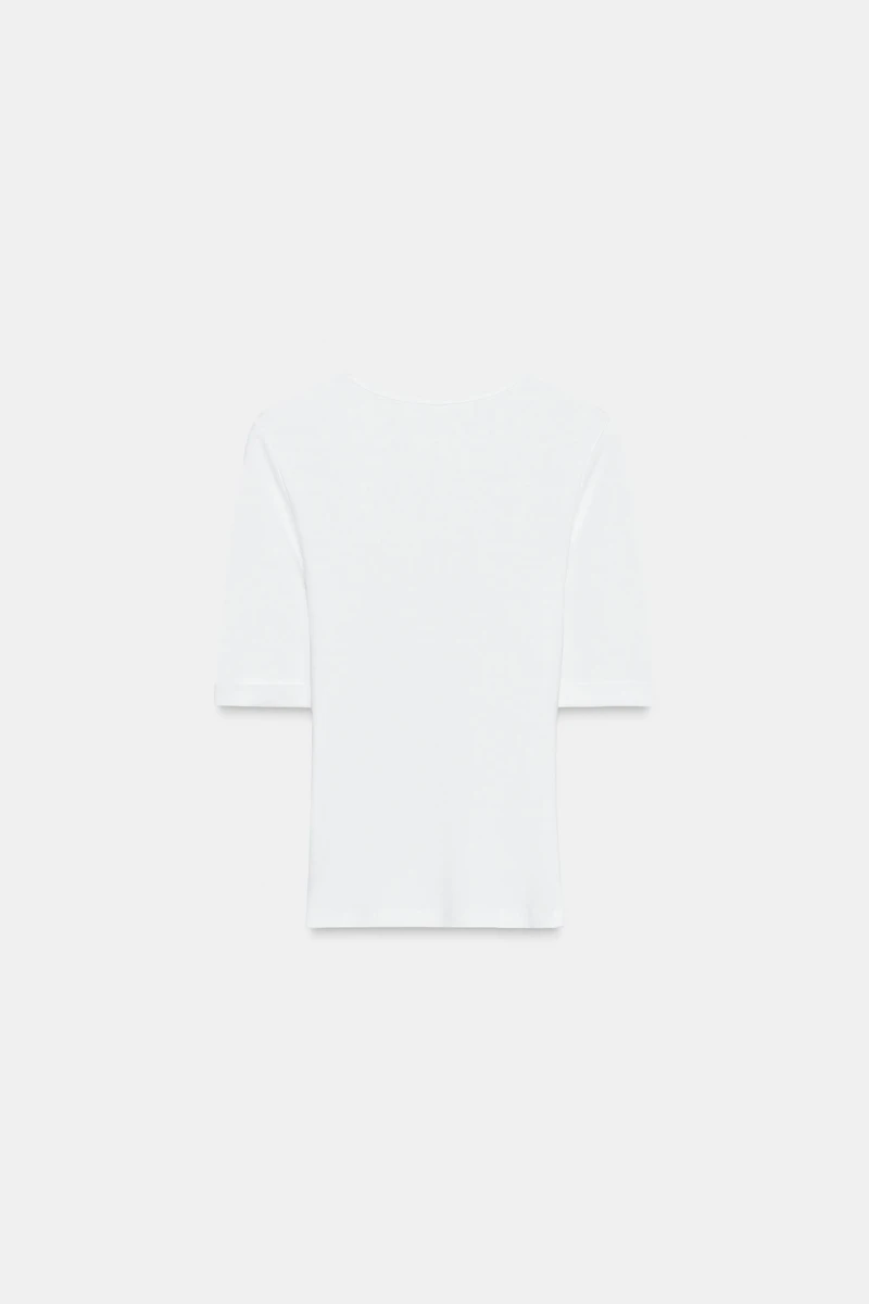 WASHED COTTON T-SHIRT