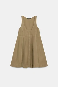 WASHED POPLIN DRESS