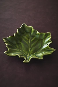 STONEWARE MINI LEAF PLATE