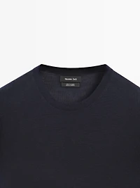 Pull en maille 100 % cachemire à col rond