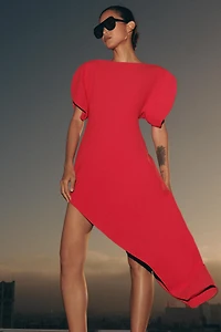 ROBE MI-LONGUE ASYMÉTRIQUE ZW COLLECTION