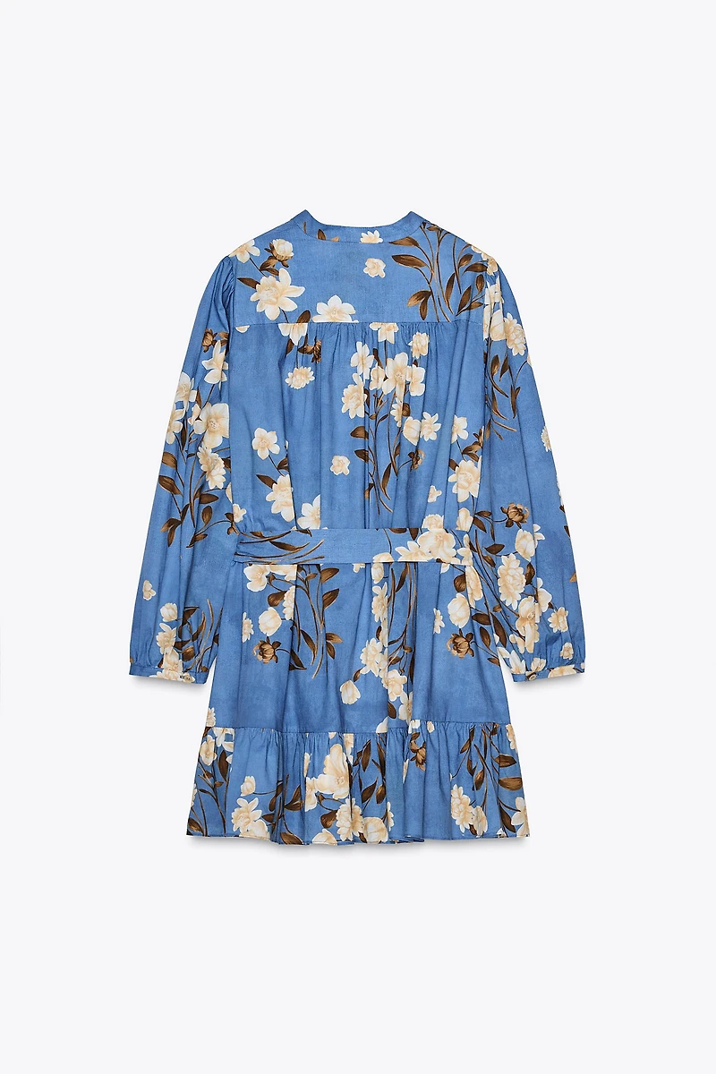 ZW COLLECTION PRINTED SHORT DRESS