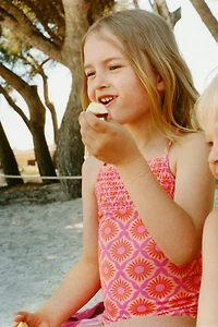 1-6 ANS / MAILLOT DE BAIN À IMPRIMÉ SOLEILS