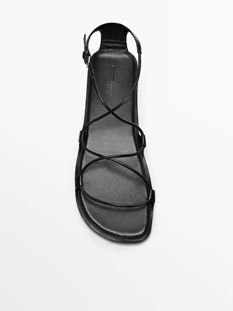 Strappy flat sandals