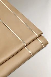 DRAP DE DESSUS SATIN DOUBLE FESTON