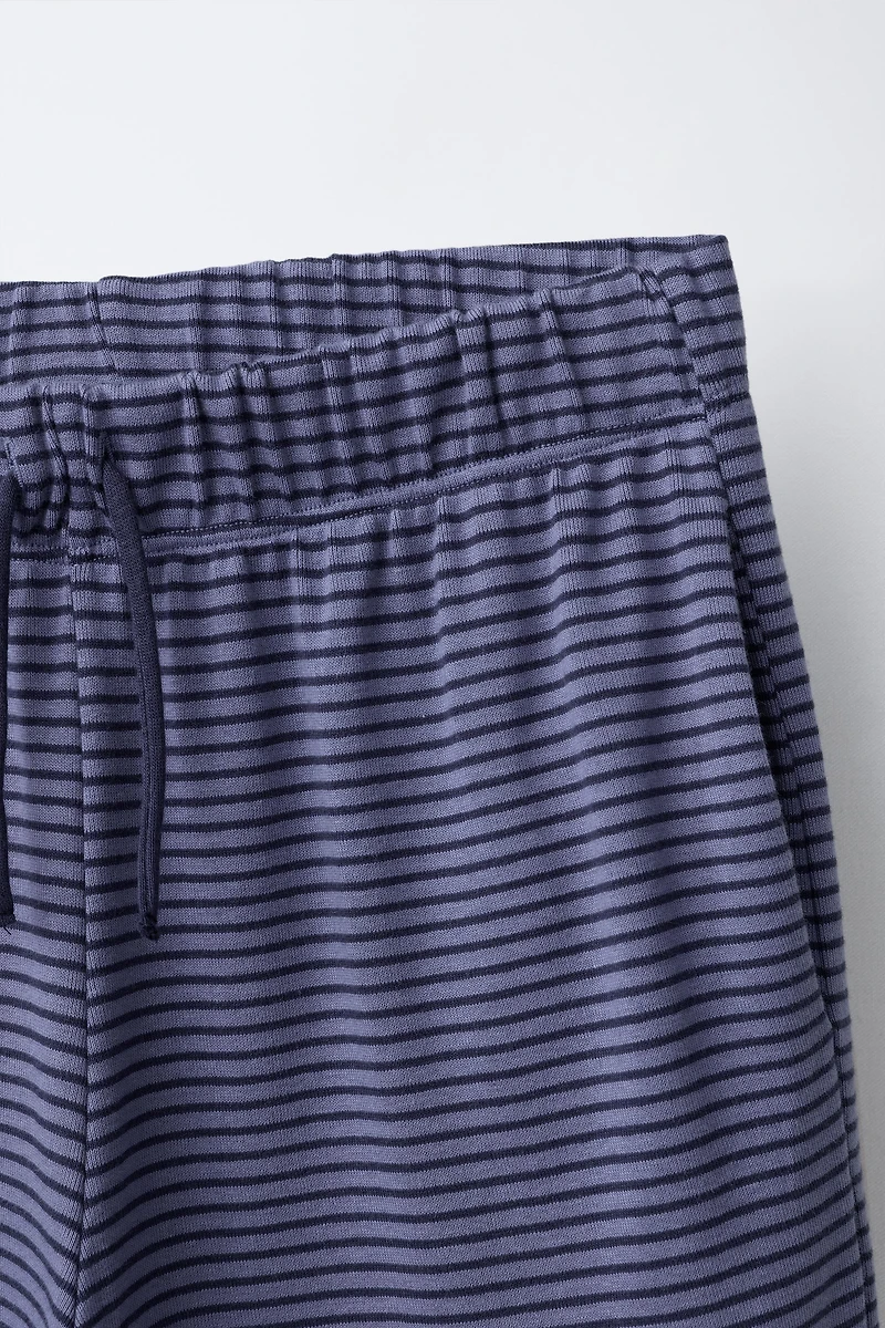STRIPED PAJAMA PANTS