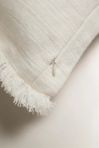 HEAVY LINEN THROW PILLOW COVER