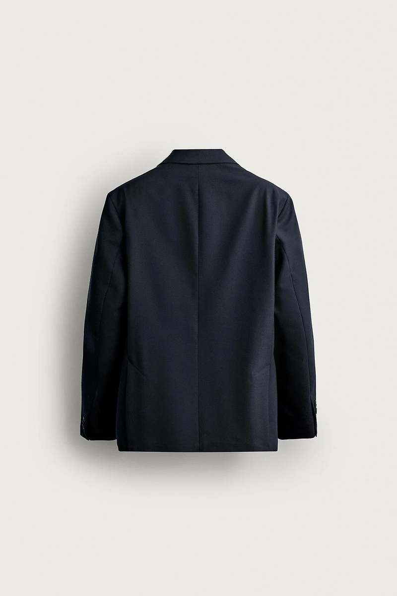 100% WOOL RELAXED FIT BLAZER