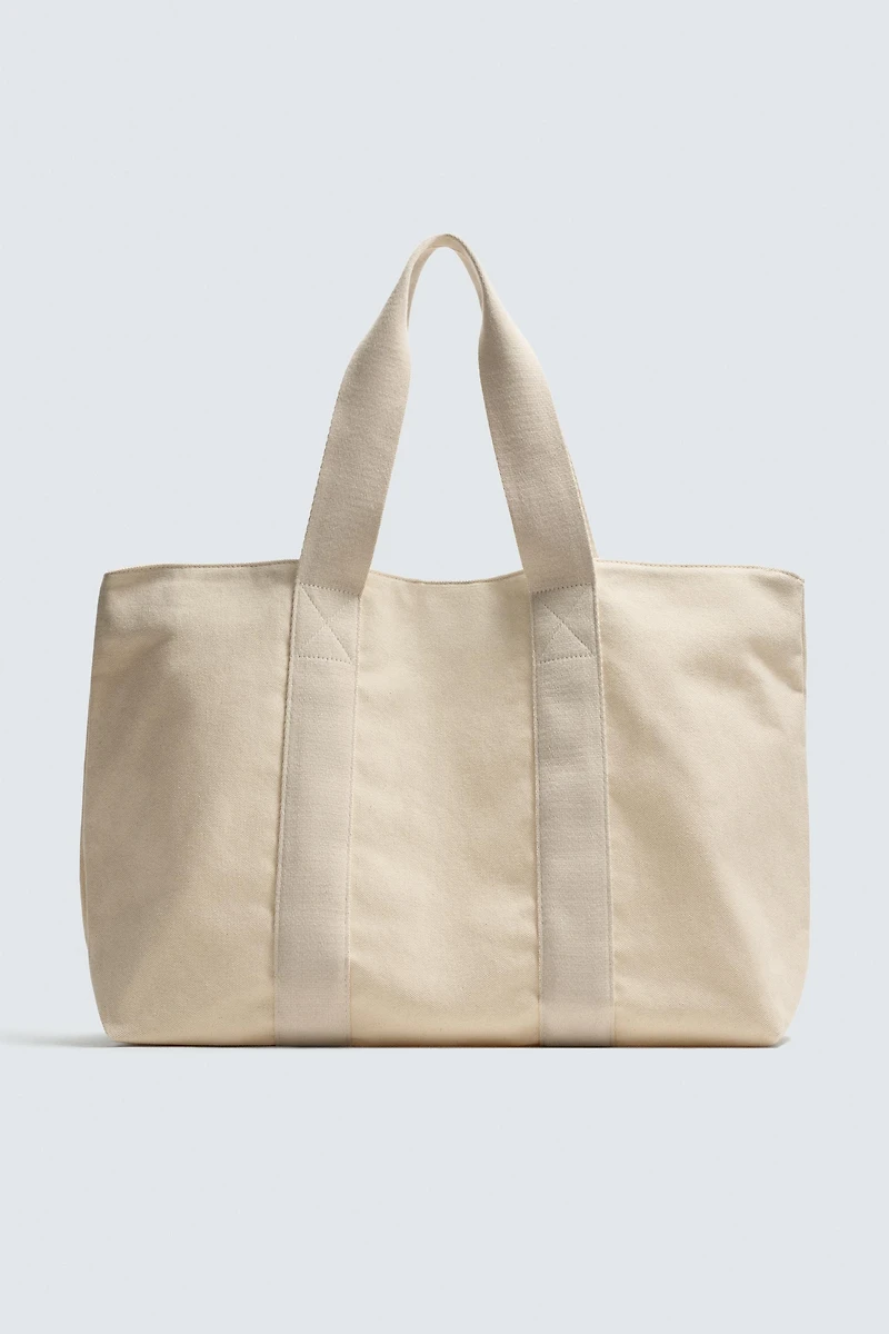 WOVEN SHOPPER BAG