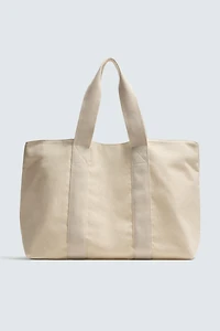 WOVEN SHOPPER BAG