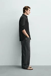CHEMISE REGULAR FIT LIN - COTON