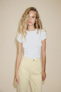 JEAN TRF MOM FIT TAILLE HAUTE