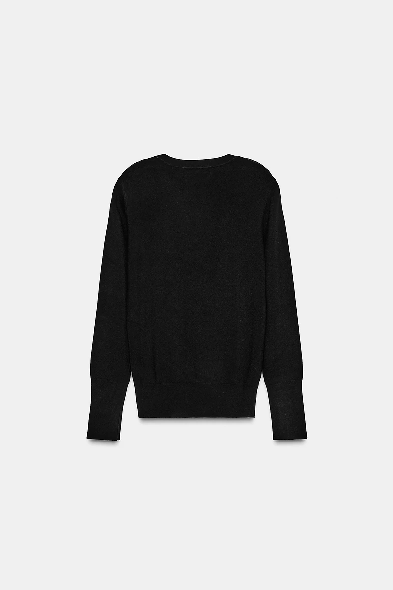 BUTTON KNIT JUMPER