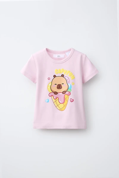 T-SHIRT CÔTELÉ CAPIBARA CAPYFUN ©