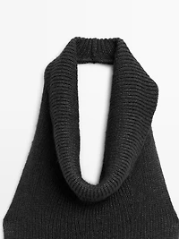 Knit halter midi dress - LIMITED