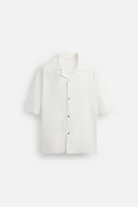 RELAXED FIT TEXTURED SHIRT
