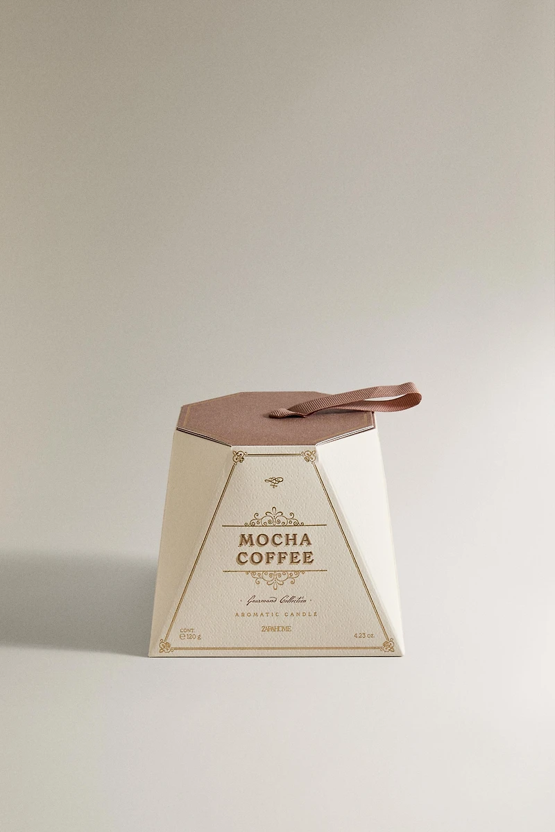 (120 G) MOCHA COFFEE SCENTED CANDLE