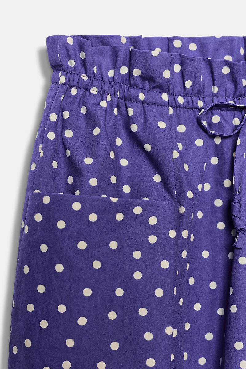 ZW COLLECTION POLKA DOT PRINT PANTS
