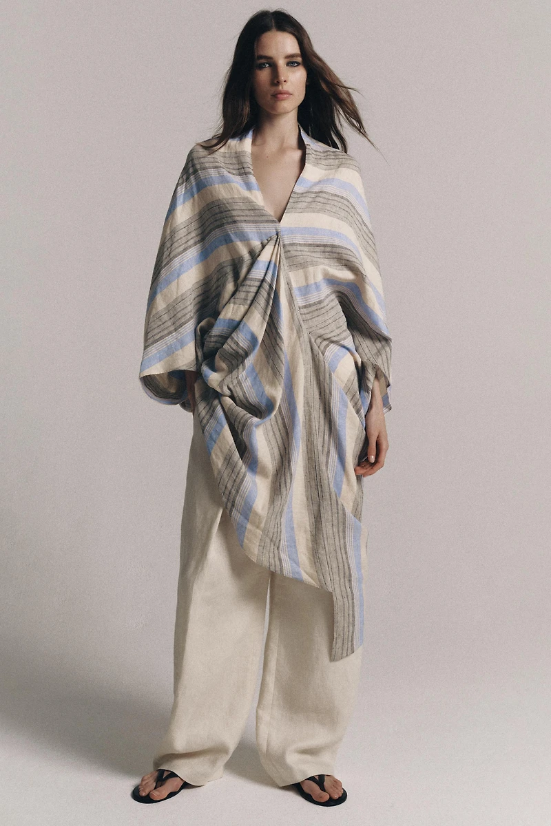 ZW COLLECTION STRIPED LINEN TUNIC
