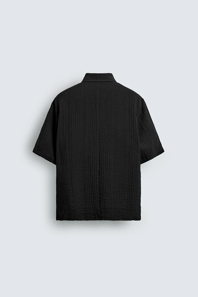 FLUID EMBOSSED TEXTURE SHIRT