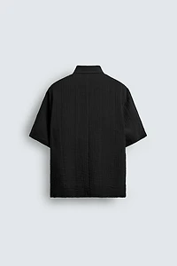 FLUID EMBOSSED TEXTURE SHIRT