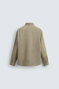 FLOWY STRIPED SHIRT