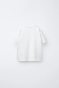 T-SHIRT UNI À POCHE