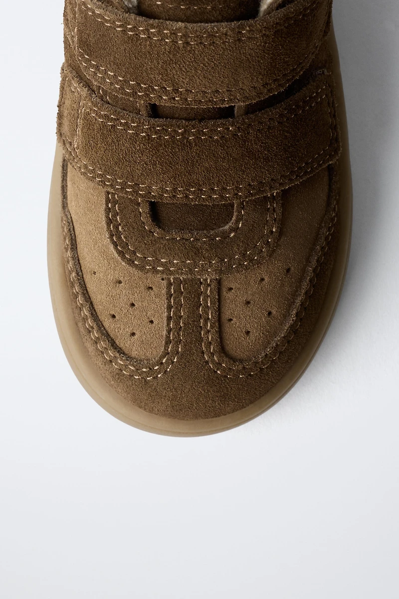 LINED SPORTY ANKLE BOOTS