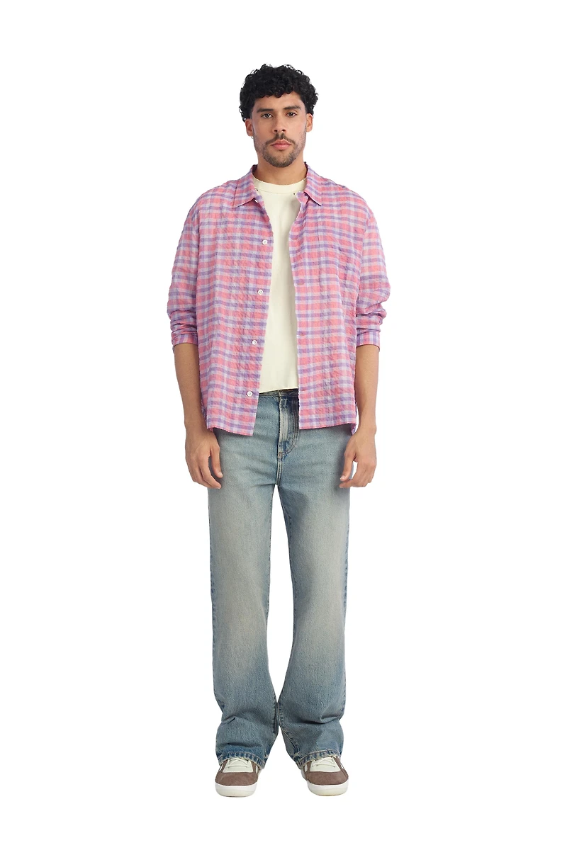 RELAXED FIT CHECK SHIRT