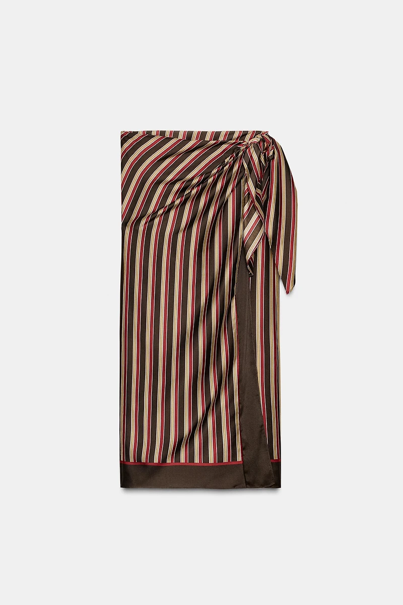 STRIPED PAREO SKIRT ZW COLLECTION