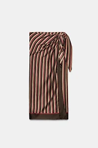 STRIPED PAREO SKIRT ZW COLLECTION
