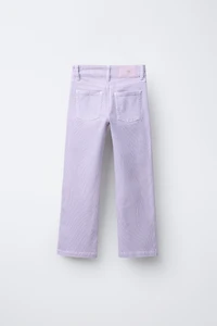 PANTALON DROIT À RAYURES