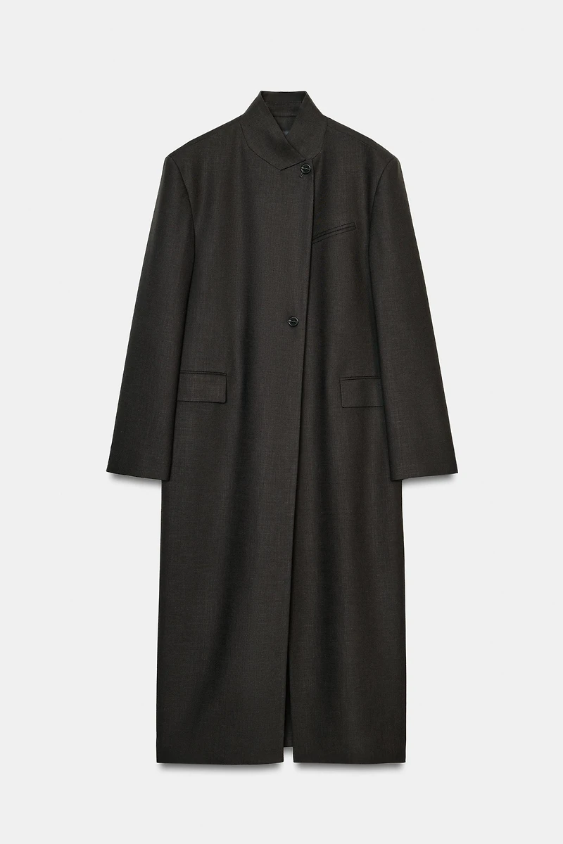 ZW COLLECTION LIMITED EDITION WOOL BLEND FROCK COAT
