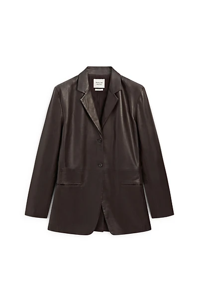 Blazer 100 % cuir nappa avec poches - LIMITED EDITION