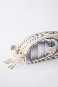STRIPED SCHOOL PENCIL CASE