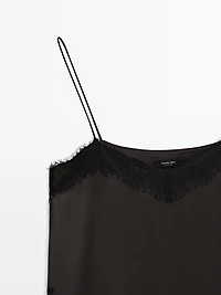Camisole top with vent details