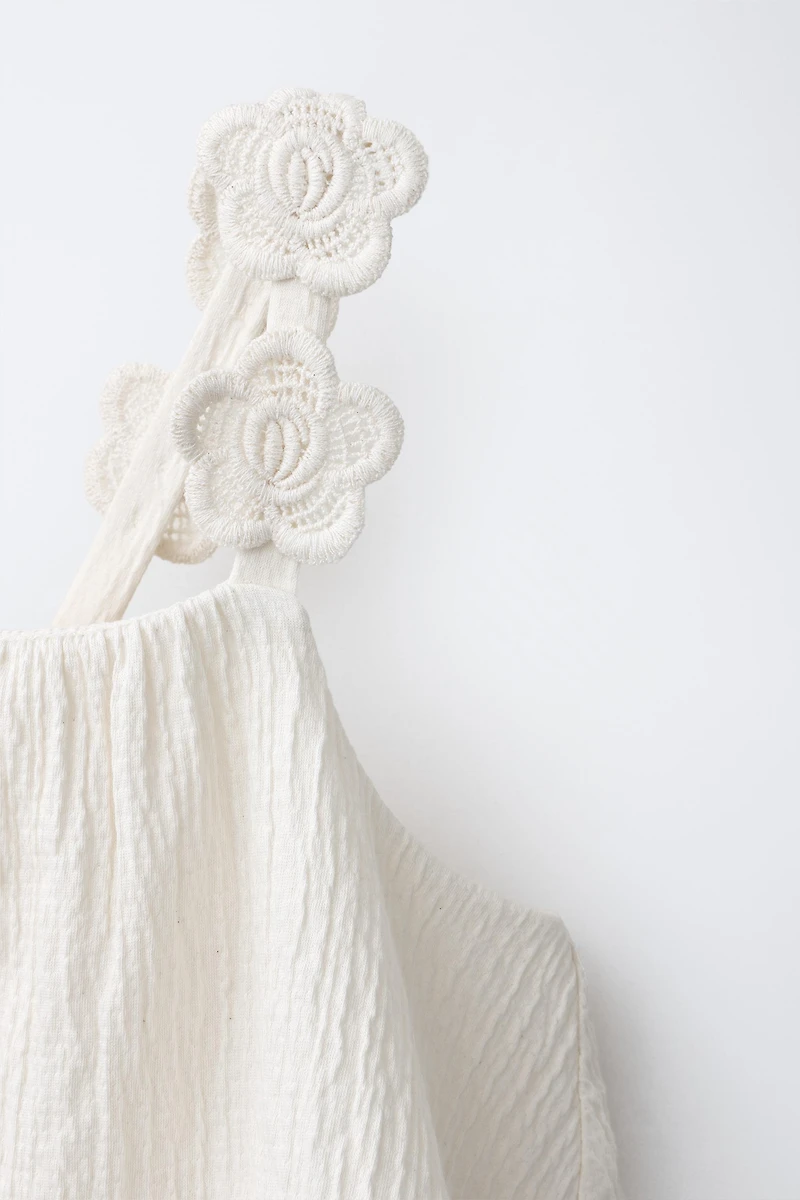 EMBROIDERED FLORAL DRESS