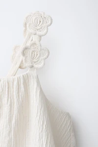 EMBROIDERED FLORAL DRESS