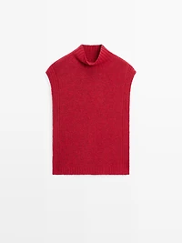 Plastron à col montant